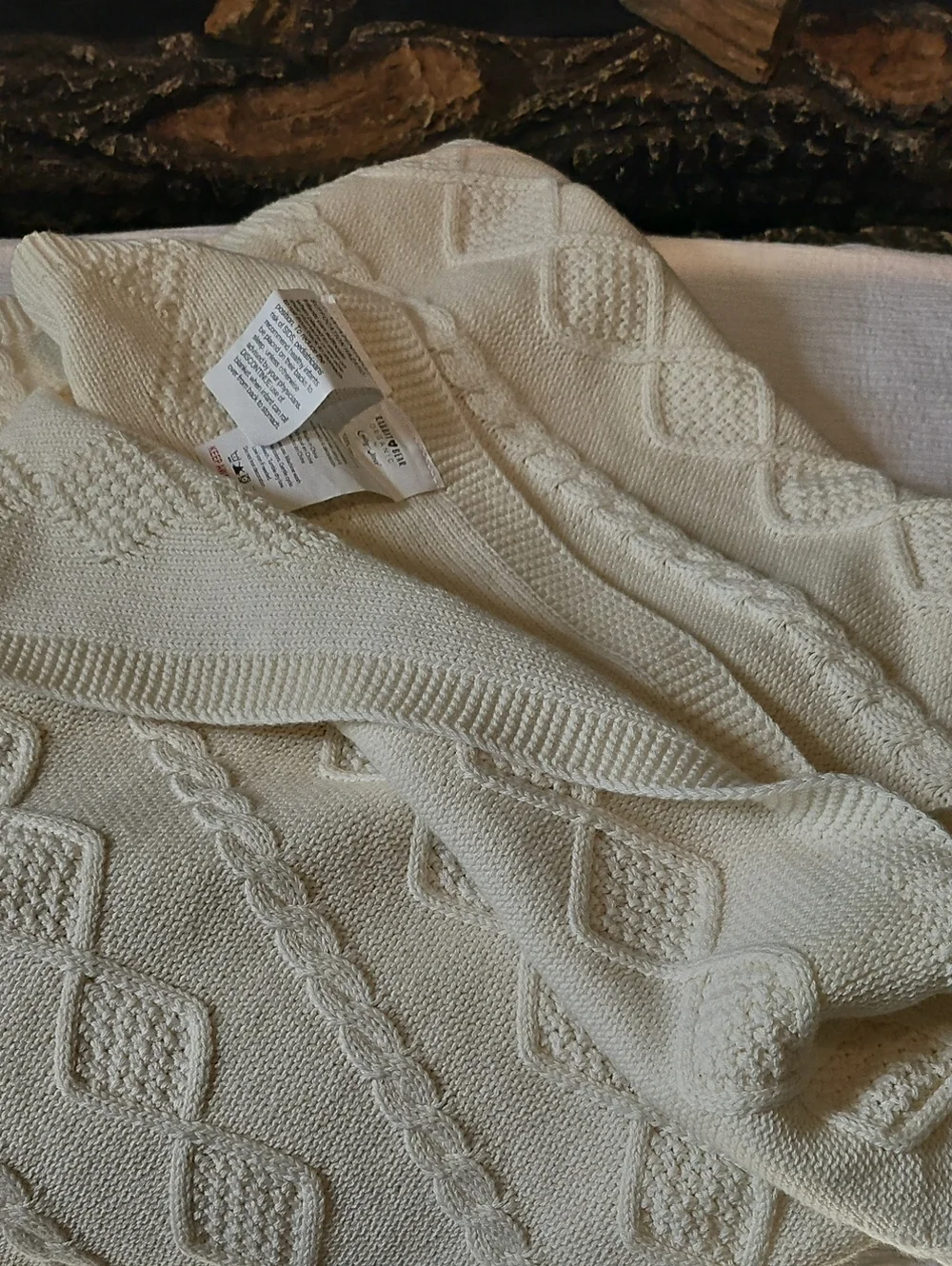 NWOT Rabbit+Bear Organic Cotton Baby Blanket By Emily And Oliver